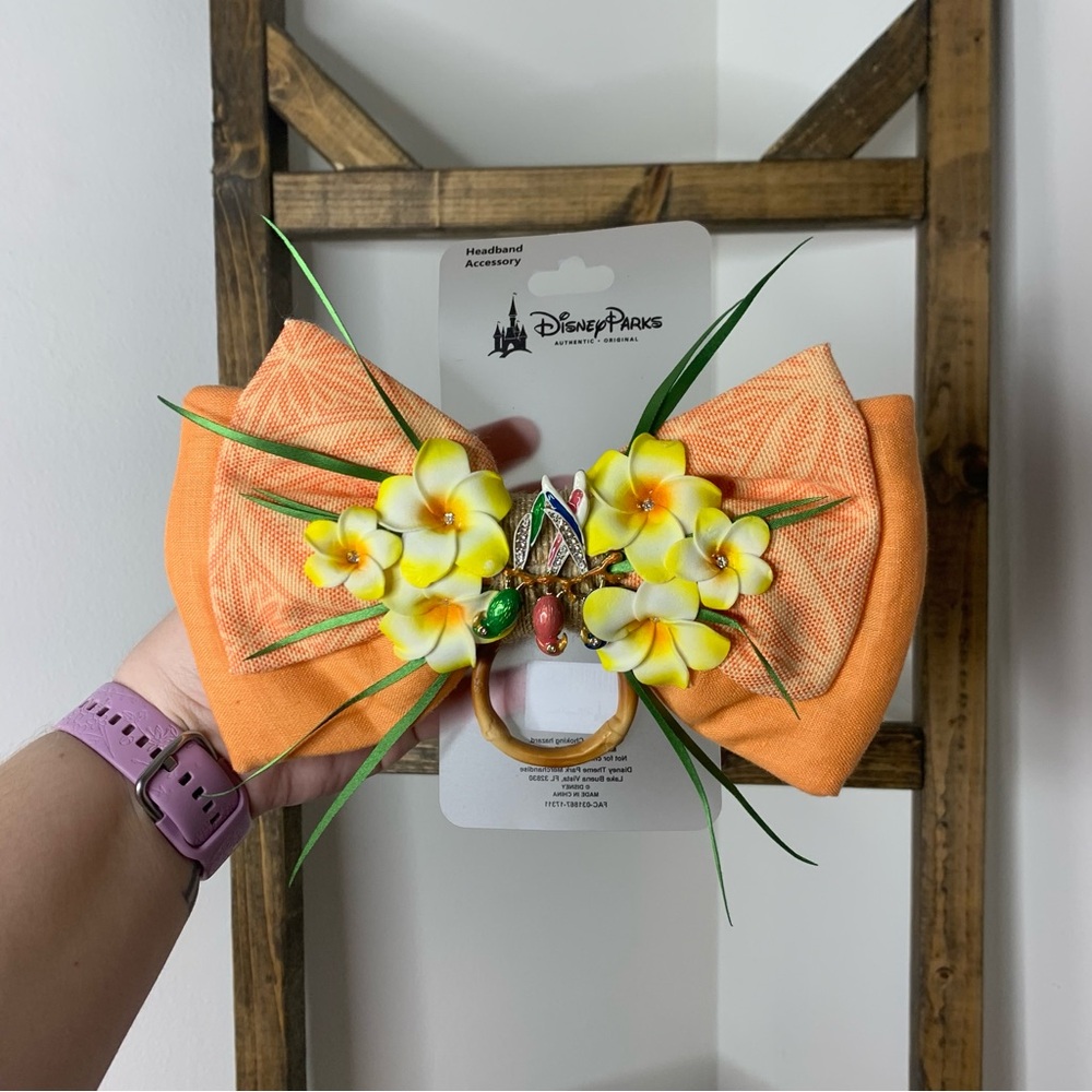 Disney Parks Enchanted Tiki Room Tropical Interchangeable Bow Ears